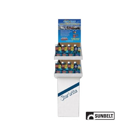 Sunbelt Star*Tron Gas Additive Floor Display 49.25 x9.25 x13.75 A-B1AC14649